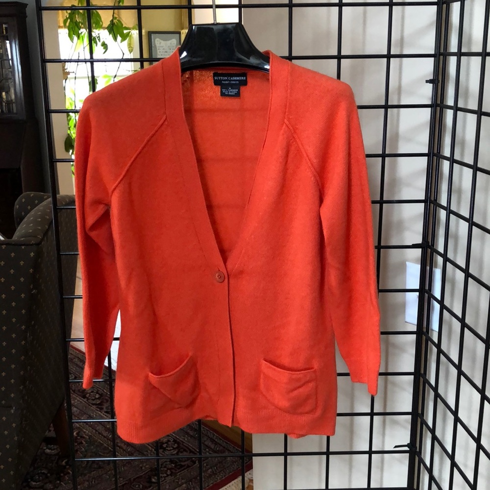 SUTTON Cashmere V-Neck Cardigan